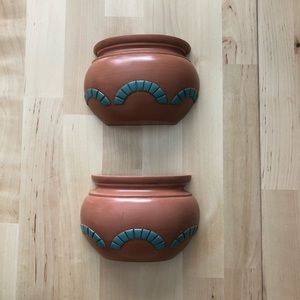 Vintage Accents - Burwood Southwestern Wall Planters Vintage Accents - Burwood Southwestern Wall Planters